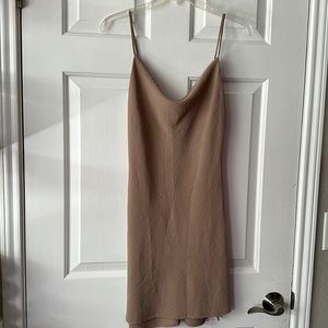 Papaya Cowl Neck mini dress